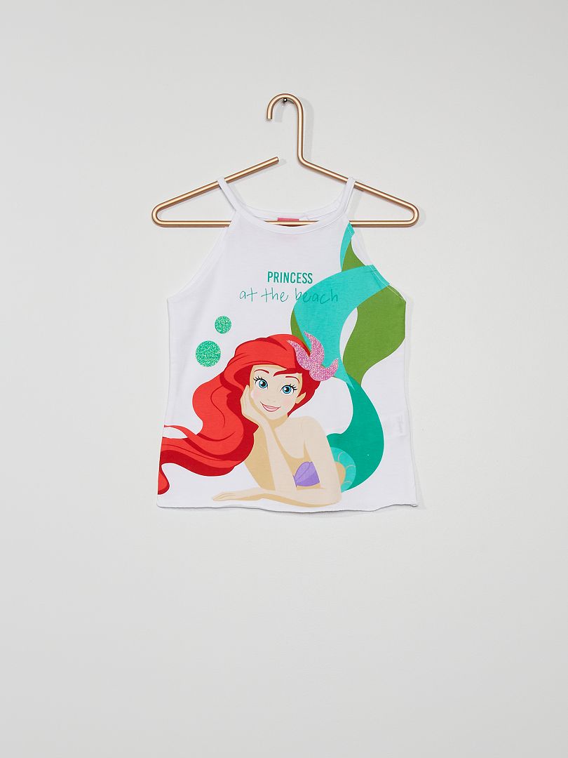 Débardeur 'Ariel' 'Disney' blanc - Kiabi