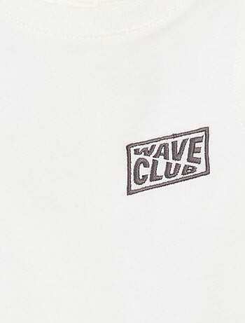 Débardeur avec broderie