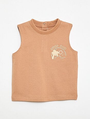 Débardeur avec broderie fantaisie