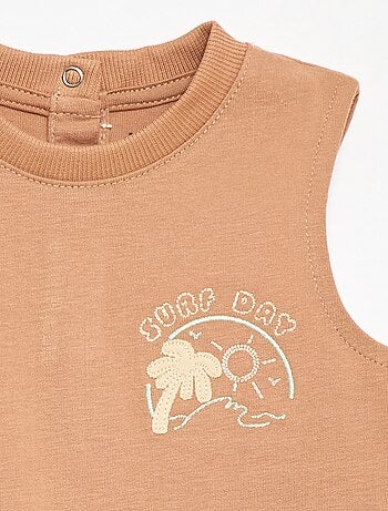 Débardeur avec broderie fantaisie