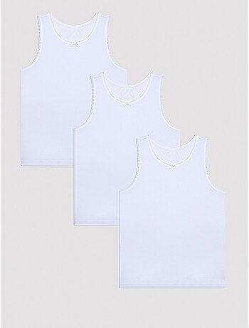 Débardeur basique en coton, lot de 3 penti
