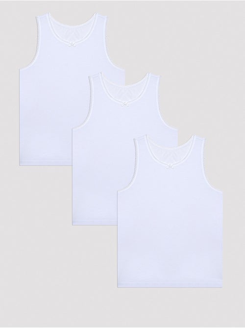 Débardeur basique en coton, lot de 3 penti - Kiabi