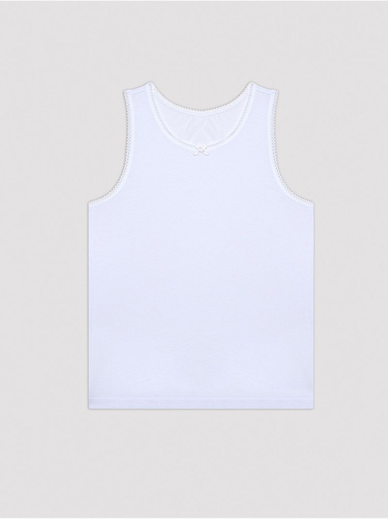 Débardeur basique en coton, lot de 3 penti Blanc - Kiabi