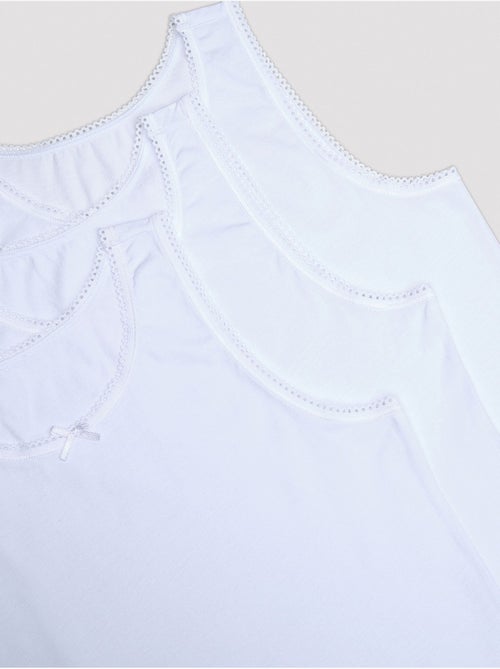 Débardeur basique en coton, lot de 3 penti - Kiabi