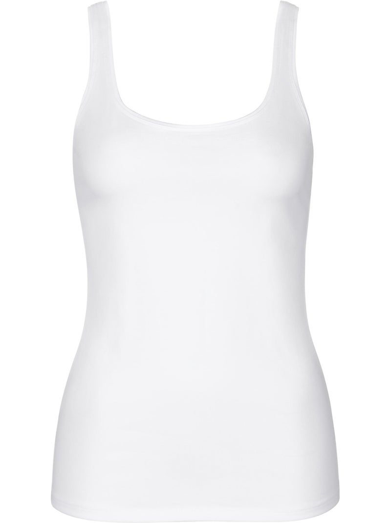 Débardeur caraco kaia Blanc - Kiabi