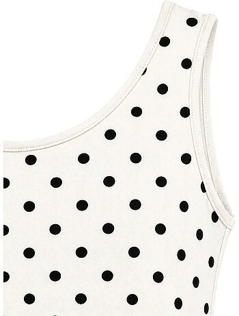 Débardeur casual à encolure en u en mélange de coton mixray