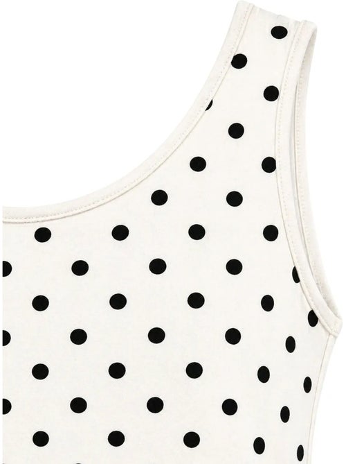 Débardeur casual à encolure en u en mélange de coton mixray - Kiabi