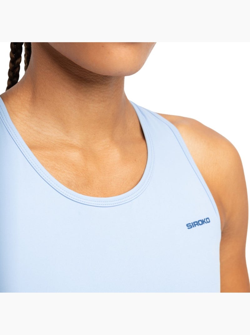 Débardeur court de tennis femme tennis femme netmuve light Bleu - Kiabi