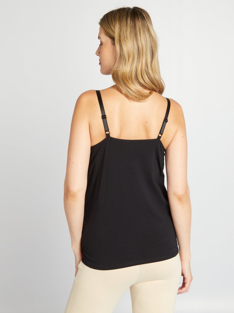 Débardeur d'allaitement Noir - Kiabi