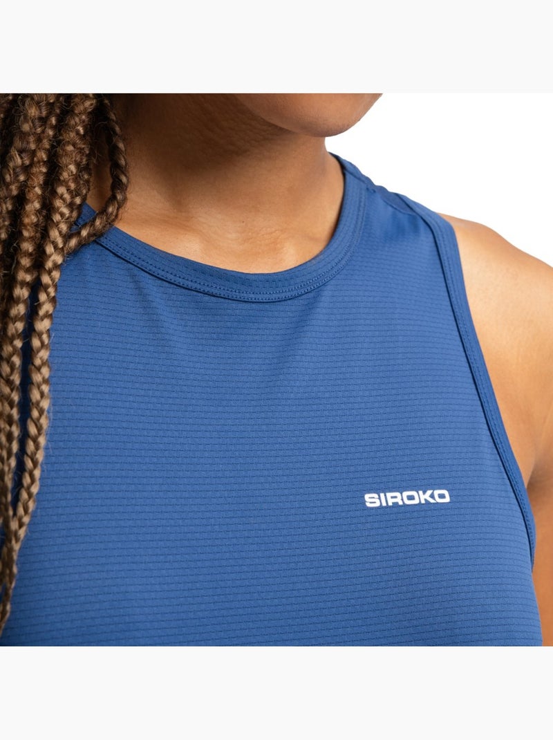 Débardeur de tennis femme tennis femme match Bleu - Kiabi