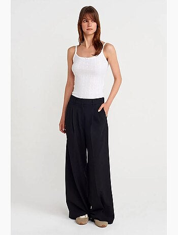 Débardeur en coton côtelé coupe slim dilvin