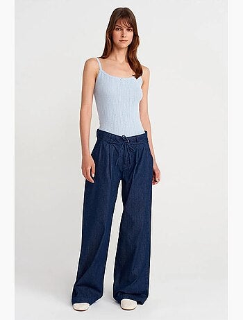 Débardeur en coton côtelé coupe slim dilvin
