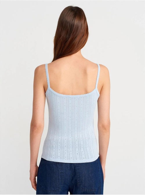 Débardeur en coton côtelé coupe slim dilvin - Kiabi Débardeur en coton côtelé coupe slim dilvin - Kiabi