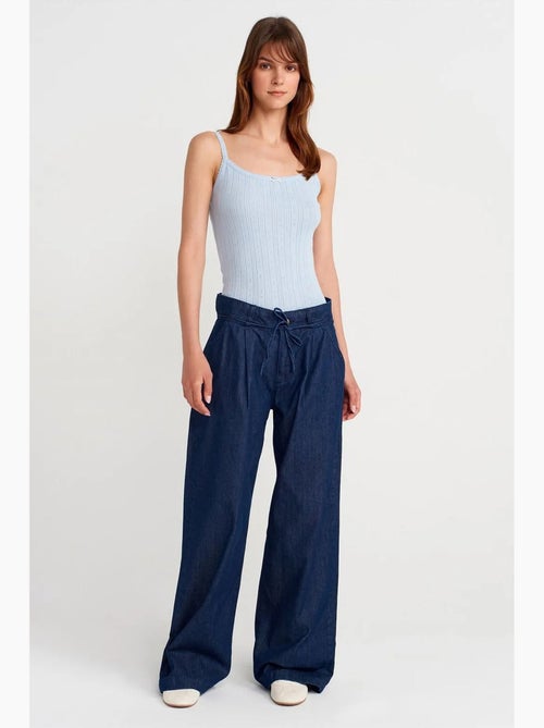 Débardeur en coton côtelé coupe slim dilvin - Kiabi Débardeur en coton côtelé coupe slim dilvin - Kiabi