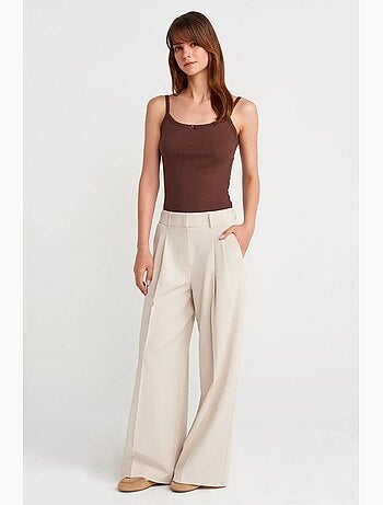 Débardeur en coton côtelé coupe slim dilvin