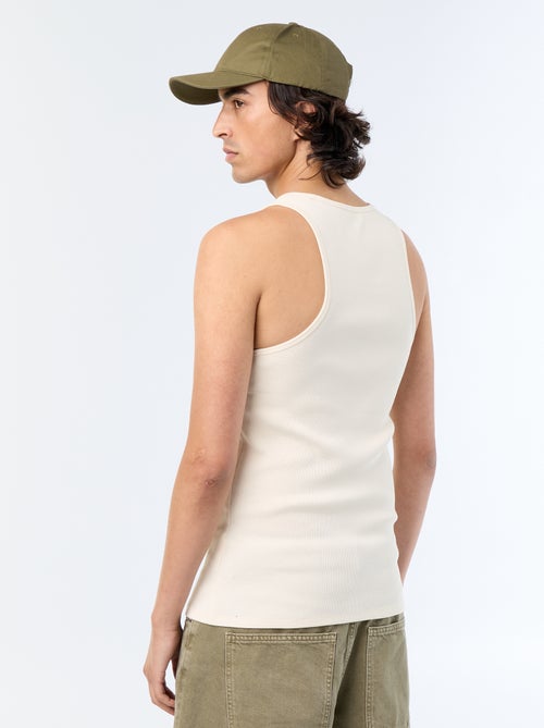 Débardeur en coton pour homme à col rond - Kiabi