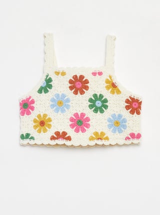Débardeur en crochet