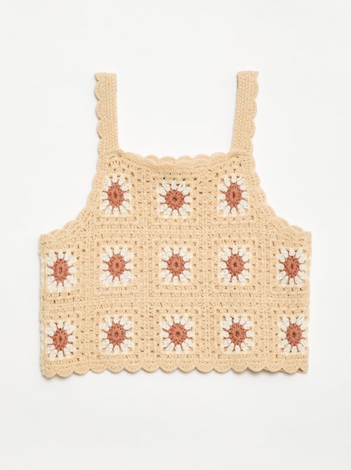 Débardeur en crochet - Kiabi