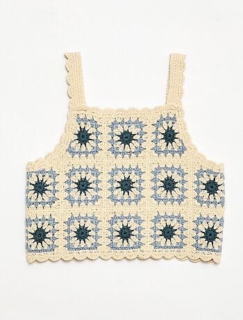 Débardeur en crochet