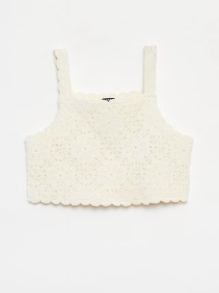 Débardeur en crochet