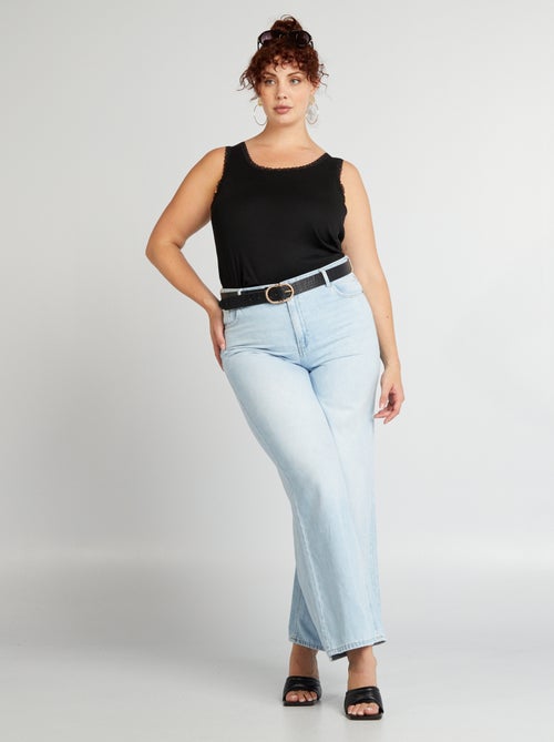 Débardeur en maille côtelée - Kiabi