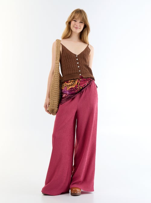 Débardeur en maille crochet - Kiabi
