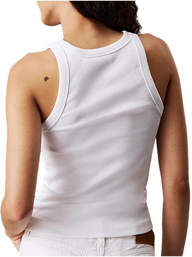 Débardeur Femme Calvin Klein Jeans Blanc - Kiabi