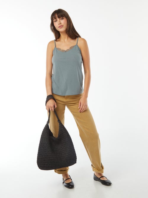 Débardeur fines bretelles - Kiabi