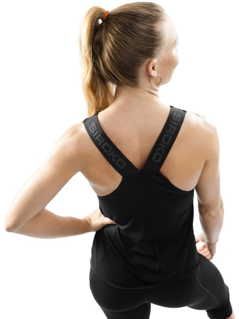 Débardeur fitness femme fitness femme triumph Noir - Kiabi