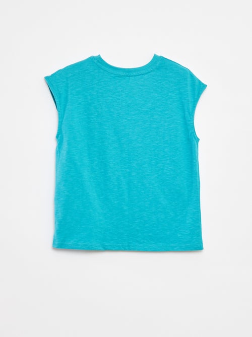 Débardeur forme loose avec découpe poitrine - Kiabi