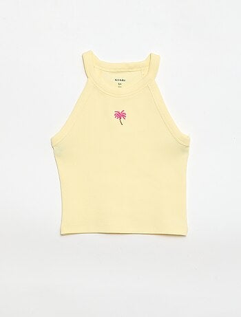 Débardeur met Amerikaanse mouwinzet