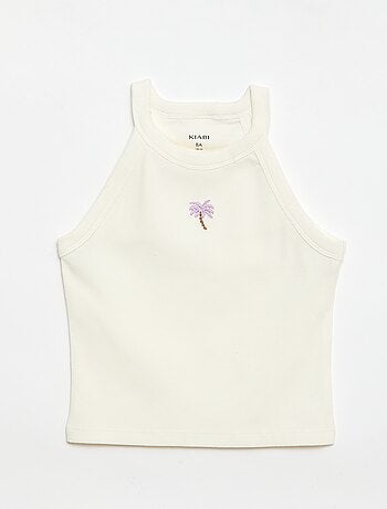 Débardeur met Amerikaanse mouwinzet