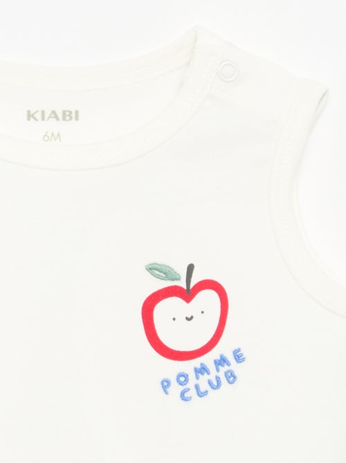 Debardeur met patch op de borst - Kiabi