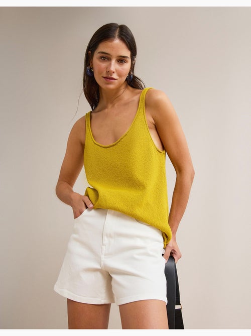 Débardeur nervuré, mo fashion - Kiabi