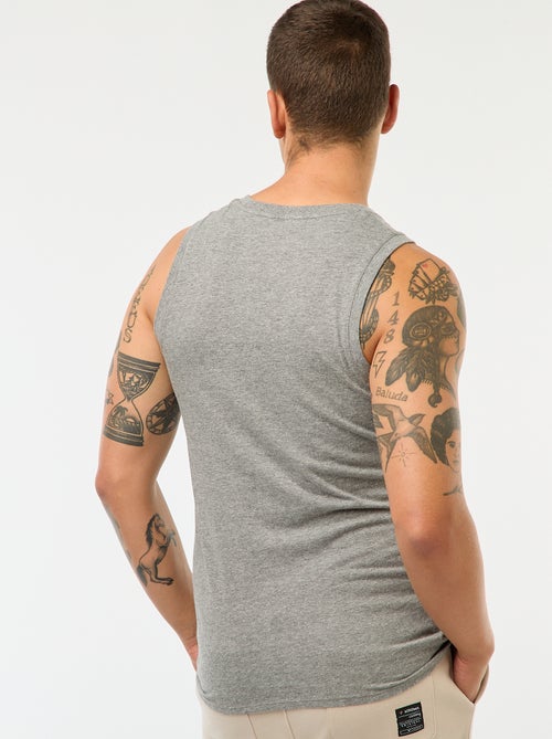 Débardeur nuit en jersey uni - Kiabi