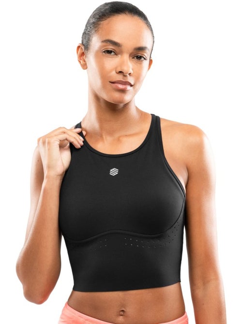 Débardeur running brassière intégrée femme fitness femme namib - Kiabi