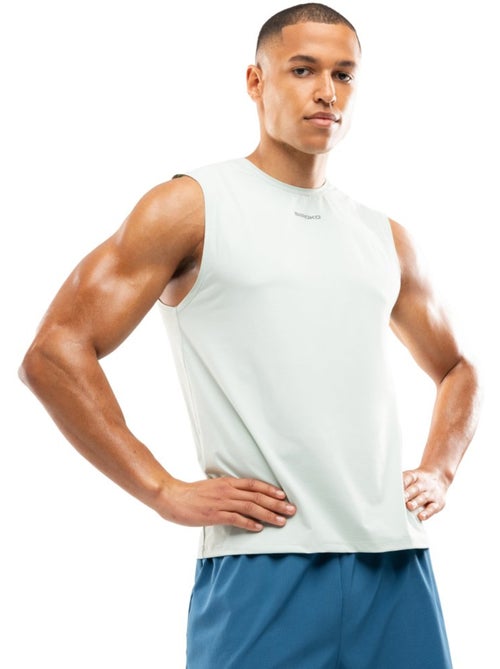 Débardeur running homme fitness homme paine mint - Kiabi