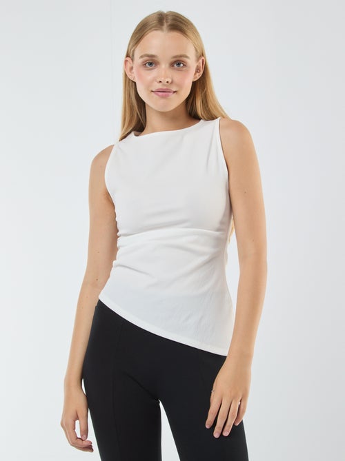 Débardeur sans manches asymétrique - Kiabi