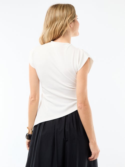 Débardeur sans manches asymétrique - Kiabi