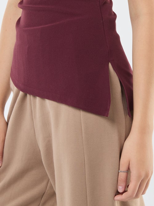 Débardeur sans manches asymétrique - Kiabi