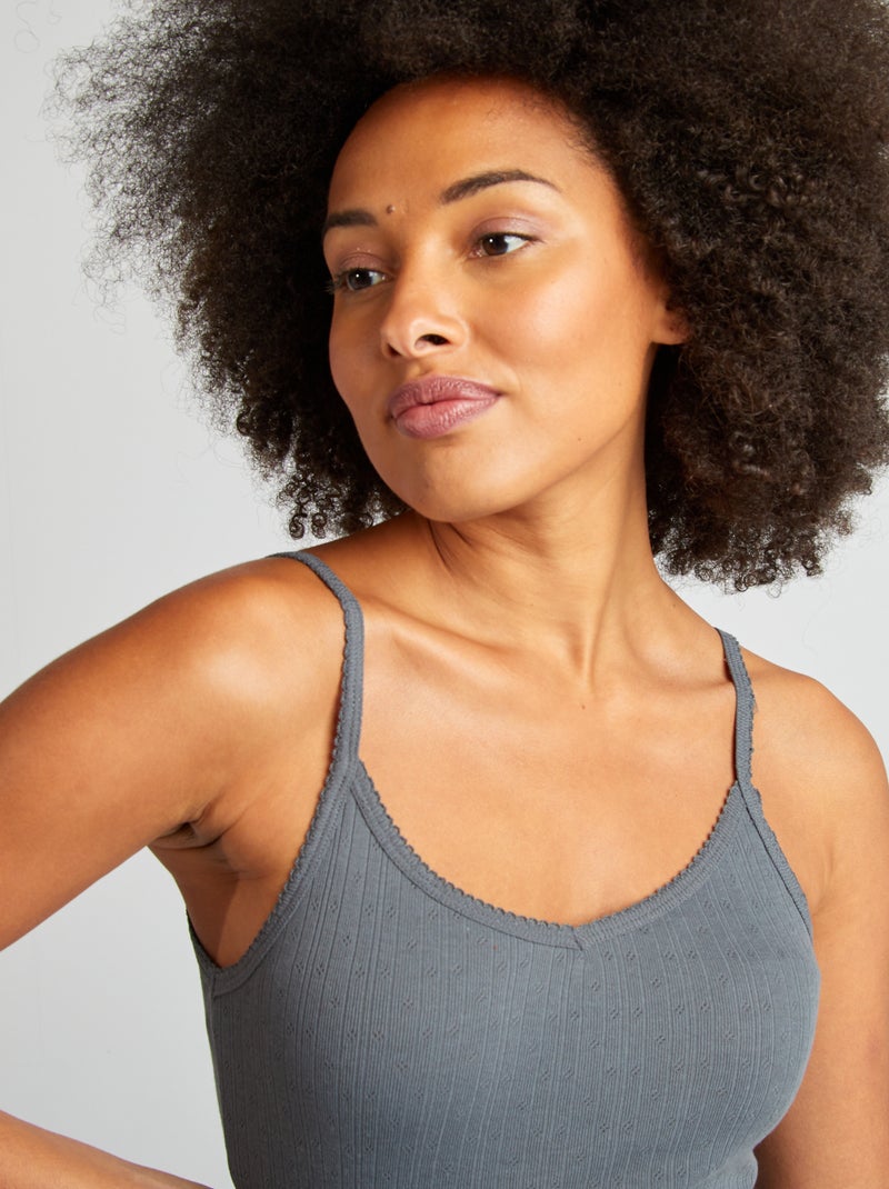 Débardeur thermorégulateur Gris - Kiabi