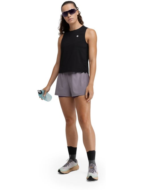 Débardeur trail running femme randonnée femme volt - Kiabi