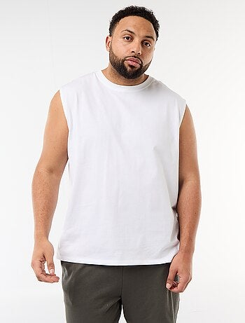 Débardeur uni en coton
