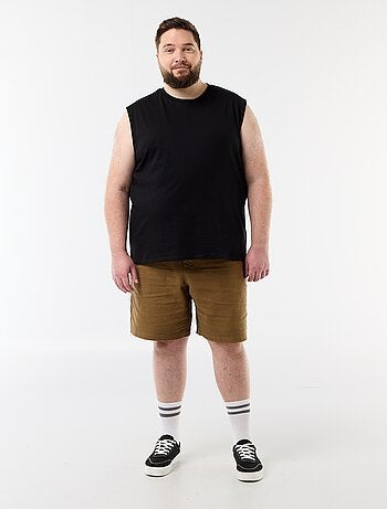 Débardeur uni en coton