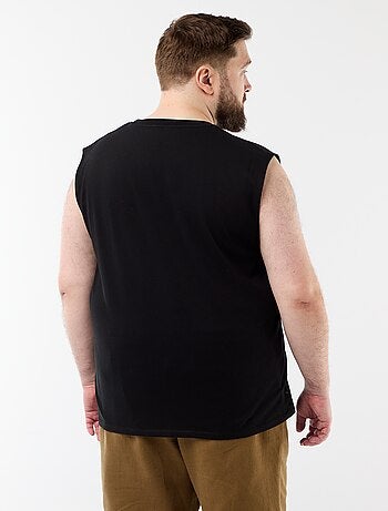 Débardeur uni en coton