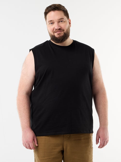 Débardeur uni en coton - Kiabi