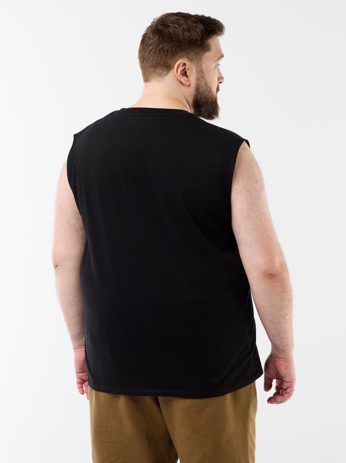 Débardeur uni en coton - Kiabi