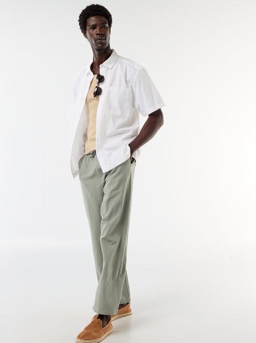 Débardeur uni en maille côtelée - Kiabi