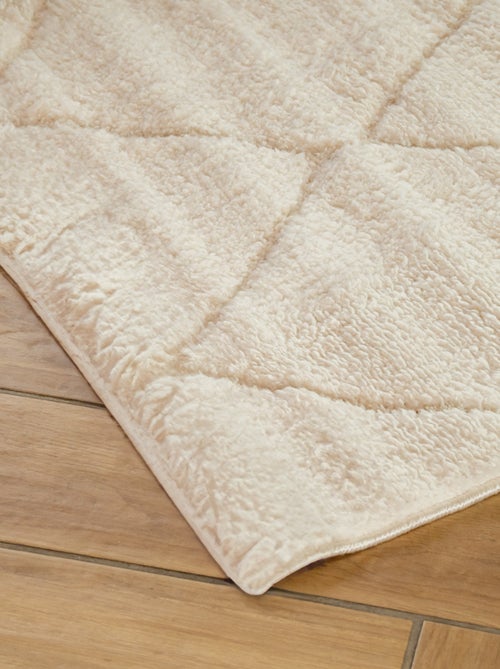 Decoratief tapijt in berberstijl met ruitpatroon - Kiabi