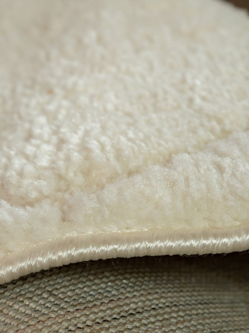 Decoratief tapijt in berberstijl met ruitpatroon Ecru - Kiabi